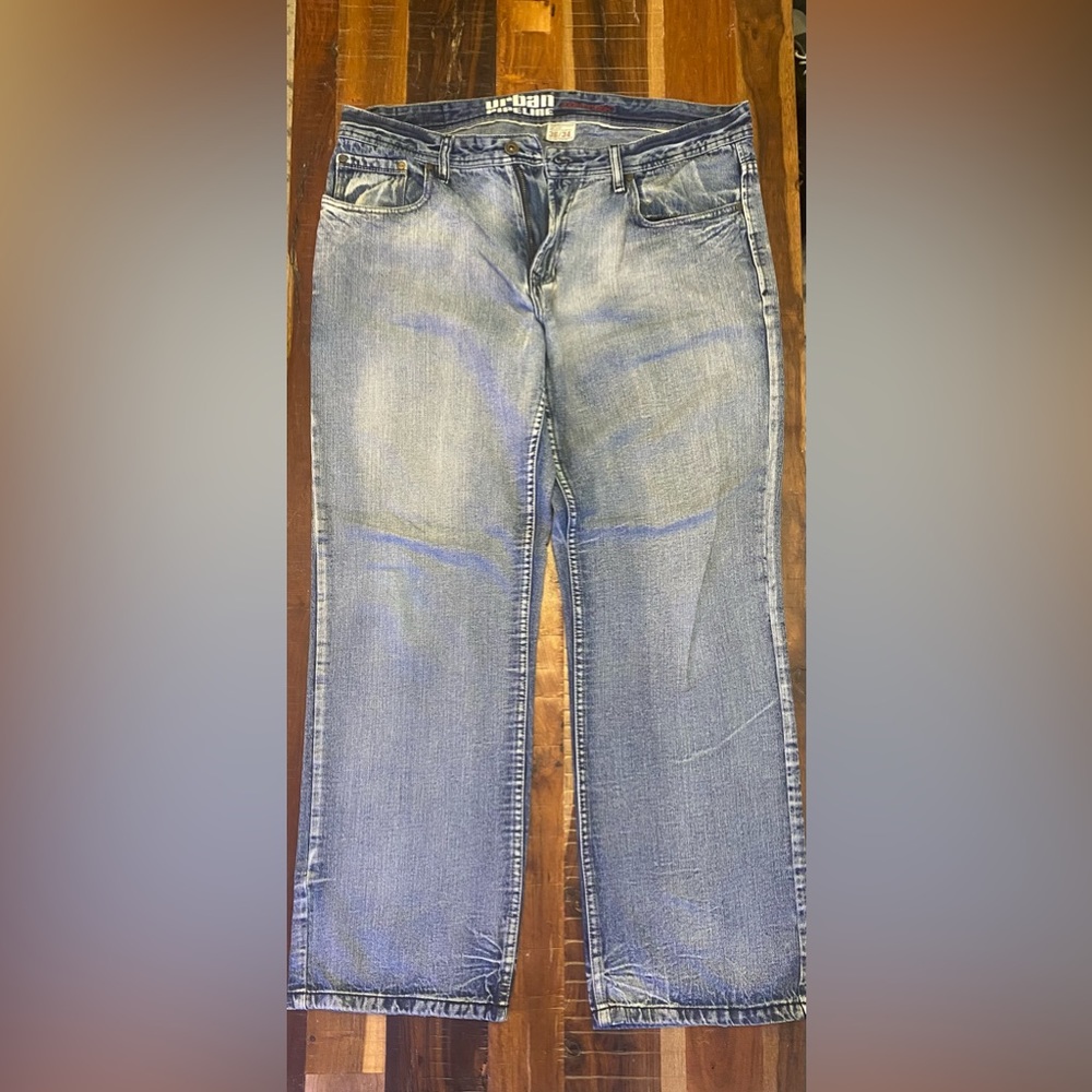 Urban Pipeline Men’s Jeans, Light Blue. Size: 36 Waist, 34 Length